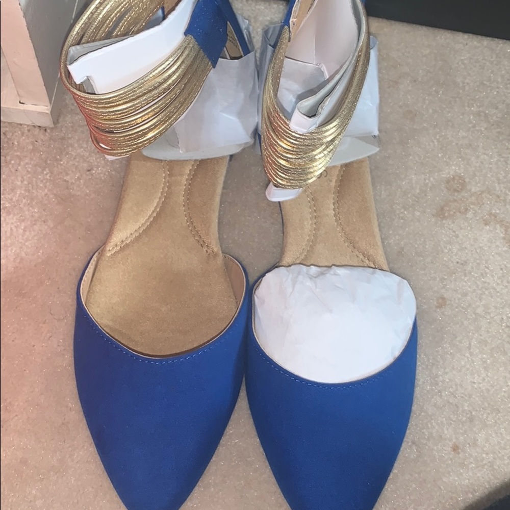 Blue flats